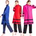 Women's Clothing Conservative Three Piece Sportswear Swimming Suit_ecoleips.com