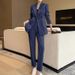 Advanced And Competent Suit Jacket, Interview Work Uniform, Host Professional Attire, Female_ecoleips.com