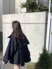 Korean Chic Trench Coat – Oversized British-Inspired Lapel Jacket With Belt (Beige/Black, M-3XL)_ecoleips.com