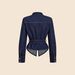 Waist-Defining Denim Jacket With Detachable Belt – Effortless Chic For Global Citizens (Versatile Blue Blazer,Seasonal Staple)_ecoleips.com