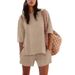 Women's Stretch Denim Shorts & Sleeveless Top Set – Breathable Summer Lounge Outfit (12 Colors, S-XXXL)_ecoleips.com
