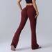 Women's Clothing New Peach Hip Lifting Yoga Flared Pants Fitness Sports Wide Leg Flared Pants High Waist Quick Drying Yoga Pants_ecoleips.com