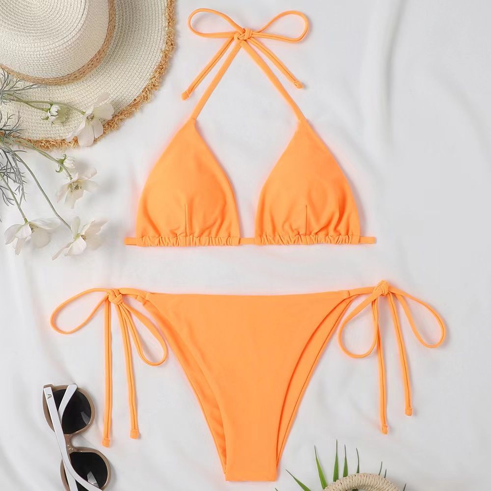 Women's Clothing Bikini Two Piece Swimsuit Bikini Sexy Hot Girl Outfit Backless_ecoleips.com