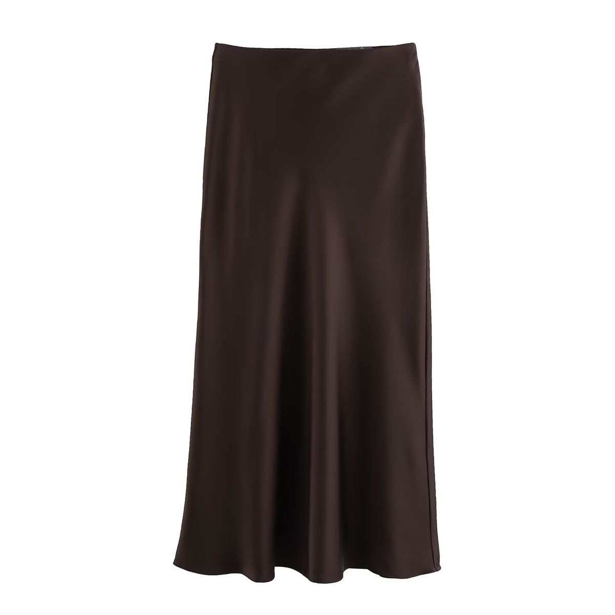 Verve 2025 Autumn New Women's Fashion Silk Satin Texture High Waist Skirt8632845 515_ecoleips.com