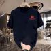 2025 Summer Loose Men And Women Pullover 100% Cotton Short Sleeve T-shirt_ecoleips.com