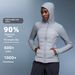 Women's Autumn/Winter Hooded Down Jacket With White Duck Down Trim, Lightweight, Warm, Windproof, Fitness Sports Jacket D25119_ecoleips.com