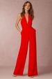 Women's Clothing New Creative Fold Style Sexy Women's Dress Deep V Halter Neck Backless Waist Micro Flared Jumpsuit_ecoleips.com
