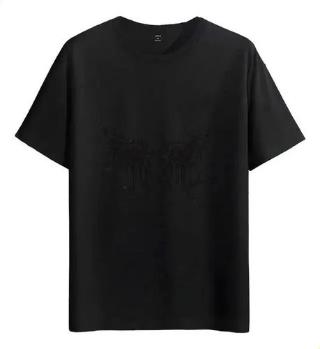 Women's T-Shirts Muscle Freaks T-shirt Dark Gothic Style Wings_ecoleips.com