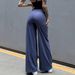 High Waisted Straight Leg Yoga Pants For Women Quick Drying Hip Enhancing Loose Casual Sports Fitness Trousers_ecoleips.com