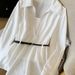 Women's Clothing Women's Style Three Piece Set Long Sleeved Shirt Belt Vest Real Photos Simple Clothing For Formal & Casual For Women_ecoleips.com