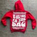 Unisex Korean Style Hooded Sweatshirt Trendy Street Style Punk Casual Comfortable 3D Print Letter Top for Women_ecoleips.com