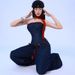 Ins Style 2025 Autumn New Fashion Personality Denim Tube Top Vest Women Loose Wide-Leg Long Pants Set_ecoleips.com