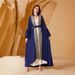 Women’s Clothing Sequin Embroidered Robe Muslim Fashion Women's Clothing Two Piece Puff Sleeve Dress_ecoleips.com