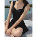 New Women's Conservative Slimming Flattering Swimsuit Ideal For Hot Springs Prevents Wardrobe Malfunctions_ecoleips.com