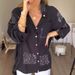 Women's Spring And Summer Fashion Printed Loose Tuxede Shirt_ecoleips.com
