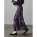 Verve Counter Quality 2025 Spring New Fashion Elegant High Waist Slimming Printed Leopard Print Midi Skirt For Women_ecoleips.com