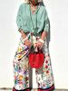 Independent Station Foreign Trade European And American Women's New Printed Suit Casual Long Pants Shirt Fashion_ecoleips.com