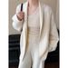 Women's Clothing simple high end women's autumn and winter new cardigan + vest + wide leg pants three piece set ss658_ecoleips.com