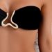 Women's Clothing 3 Piece Metallic Accessory Bikini Set Strapless Nylon Swimsuit For Summer Sexy Style Vacation Clothing Fits True To Size_ecoleips.com