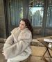 Trendy Faux Fox Fur Coat For Women – Oversized Lapel Winter Jacket In Black/Taupe/Coffee (S-XXL) | Streetwear Chic & Vegan-Friendly_ecoleips.com