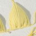Women's Striped Bikini Set Sexy Swimwear Adjustable Triangle Top Tie-Side Bottoms for Beach Pool Vacation_ecoleips.com