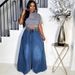 Women's Clothing New Women's Clothing Street Casual Versatile Elastic Waist Wide Leg Pants_ecoleips.com