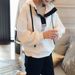 Plus-size Casual Sportswear For Women, New Spring Autumn Style, Loose And Fashionable Two-piece Hoodie Set_ecoleips.com