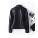 Style New Women's Jacket Short Leather Coat With Turn-down Collar Fashionable Slim Fit Korean Version_ecoleips.com