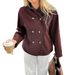 Diyun European And American Casual Vacation Style Button Long Sleeve Jacket Women's Clothing 2025 Autumn_ecoleips.com