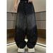 Ombre Rhinestone Jeans – High-Waisted Wide Leg Pants With Gradient Wash (S-2XL, Non-Stretch Cotton)_ecoleips.com