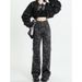 Camouflage Cargo For Women, American Style Tall Women's Jeans, Trendy Wide-leg Pants, Clothing, Slimming Retro_ecoleips.com