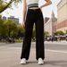 High Waisted Black Straight Leg Jeans for Women Slim Fit Stretch Denim Pants Autumn Winter New Style Hot Selling_ecoleips.com