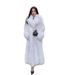 Eco-Friendly Long Fox Fur Coat – Elegant Winter Coat With Detachable Faux Fur Collar (3 Classic Colors) For Office & Evening Wear_ecoleips.com
