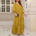Floral Pleated Long Dress Heavy Duty Summer New Style Loose Fit Slimming Elegant Dress For Women_ecoleips.com