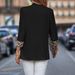 European And American Cross-border Women's Solid Color Casual Cardigan Jacket, Fashionable Long-sleeved Cardigan, Unique_ecoleips.com
