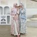 2025Loriya Dubai European And American Pure American Printed Double Layer Design Chiffon Cardigan LR1067_ecoleips.com