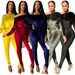 Women's Clothing Style Women's Velvet Jumpsuit One Shoulder Bat Sleeve Elastic Waist Belted Hot Style For Formal & Casual_ecoleips.com