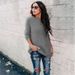 Autumn Hoodie, Quick Sale Knit Sweater, Patchwork Sweater, Wholesale For Women_ecoleips.com