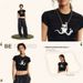 BE Wear | 2025 Summer American Brand Hot Girl Short Sleeved Top Slim Fit Shoulder T-Shirt Women's Trendy Dopamine_ecoleips.com