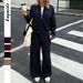 Women's Clothing Women's Casual Commuter Suit Set European American Style Loose Fitting Autumn Winter For Formal & Casual_ecoleips.com