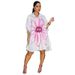 Women's Clothing Casual Fashion Printed Shirt Cardigan Short Dress_ecoleips.com