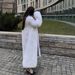 Eco-Friendly Long Fox Fur Coat – Elegant Winter Coat With Detachable Faux Fur Collar (3 Classic Colors) For Office & Evening Wear_ecoleips.com