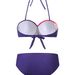 Women's Clothing Summer Backless Printed Triangle Swimsuit Lace Sexy Swimsuit_ecoleips.com