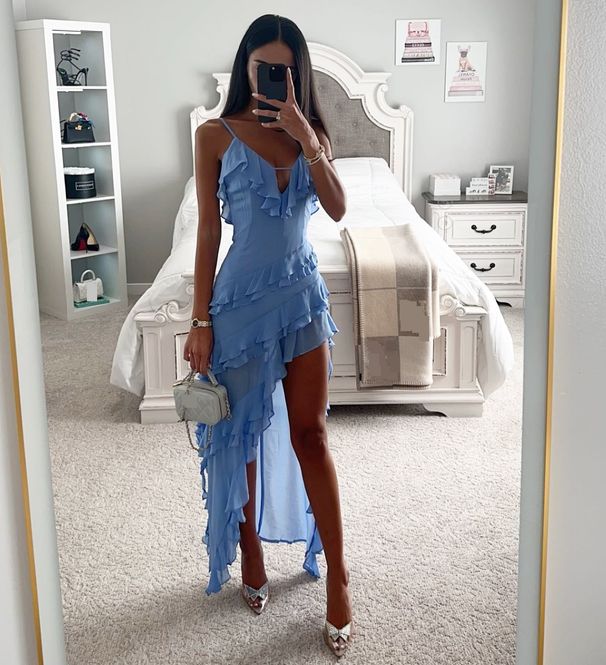 Women's Sexy Strapless Asymmetrical Solid Color Dress - Elegant Evening Gown_ecoleips.com