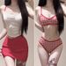 Women's Four Piece Swimsuit Set Bikini Absolutely Gorgeous Pure Alluring Vibe Petite Size Ideal For Vacations Hot Springs_ecoleips.com