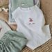Little Alice Summer Sleeveless 100% Linen For Children, Thin Embroidered Boys And Girls Solid Color Top Vest_ecoleips.com