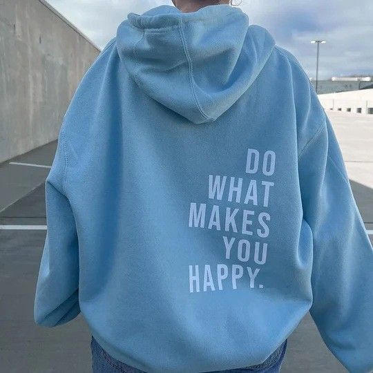 Women's Hooded Pullover Top Drop Shoulder Sleeve Retro Letter Print New Export Style European Size XS 5X_ecoleips.com