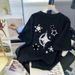 Women's White Short Sleeved T-Shirt Spring/Summer New Style Hong Kong Design Versatile Mid-Length Trendy Top for Instagram_ecoleips.com