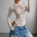 Sensual Lace Bodysuit Long Sleeve - Elegant Tummy Control Jumpsuit For Women, Stretchy Sexy Catwear Soft Stretch Polyester Fabric_ecoleips.com
