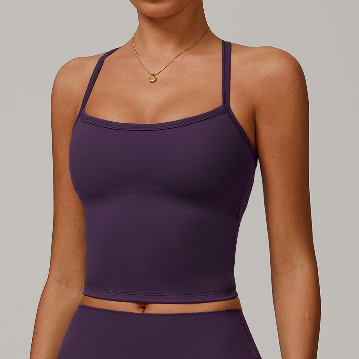 Women's Clothing Winter Sanded Beautiful Back Yoga Vest Quick Drying Fitness Top Outer Wear Running Sports Vest Female_ecoleips.com